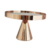 Maxbell Metal Cake Stand 20cm European Style Round Cupcake Holder for Birthday Party Short
