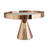 Maxbell Metal Cake Stand 20cm European Style Round Cupcake Holder for Birthday Party Short