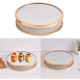 Maxbell Vanity Tray Jewelry Trinket Display Storage Desk Home Mirror Tray 25cmx7cm