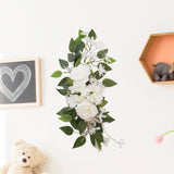 Maxbell Artificial Floral Swag Door Garden Wall Door Wreath Garland Ornaments
