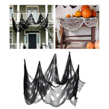 Maxbell Halloween Decorations Creepy Cloth Window Table Door Net Spooky party tool