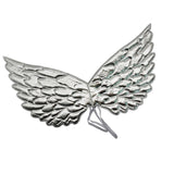 Maxbell Lovely Fairy Wing Butterfly Wing Prop for Carnival Costume Silver