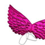 Maxbell Lovely Fairy Wing Butterfly Wing Prop for Carnival Costume Rose Red