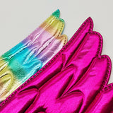 Maxbell Lovely Fairy Wing Butterfly Wing Prop for Carnival Costume Rose Red