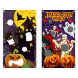 Maxbell Halloween Throwing Game Banner Kit Family Gathering Accessories Washable A
