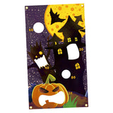Maxbell Halloween Throwing Game Banner Kit Family Gathering Accessories Washable A