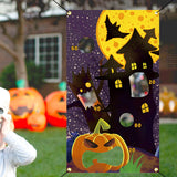 Maxbell Halloween Throwing Game Banner Kit Family Gathering Accessories Washable A
