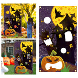 Maxbell Halloween Throwing Game Banner Kit Family Gathering Accessories Washable A