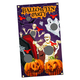 Maxbell Halloween Throwing Game Banner Kit Family Gathering Accessories Washable B