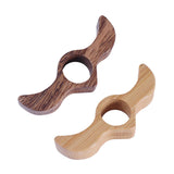 Maxbell Book Reading Holder Literary Book Mark for Readers Fast Reading Bookworm  Walnut