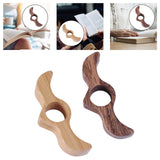 Maxbell Book Reading Holder Literary Book Mark for Readers Fast Reading Bookworm  Walnut