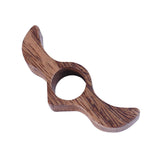 Maxbell Book Reading Holder Literary Book Mark for Readers Fast Reading Bookworm  Walnut