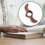 Maxbell Book Reading Holder Literary Book Mark for Readers Fast Reading Bookworm  Walnut