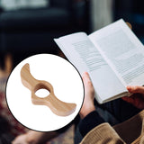 Maxbell Book Reading Holder Literary Book Mark for Readers Fast Reading Bookworm Beech