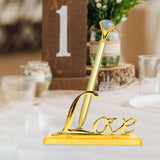 Maxbell Wedding Pen Love Stand Base Holder Elegant for Wedding Parties Events