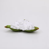Maxbell 100 Pieces Artificial Flower Petals Wrinkle Resistant White for Curtains 2.5cm diameter