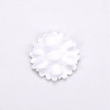 Maxbell 100 Pieces Artificial Flower Petals Wrinkle Resistant White for Curtains 2.5cm diameter