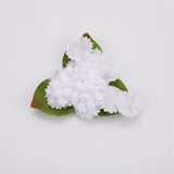 Maxbell 100 Pieces Artificial Flower Petals Wrinkle Resistant White for Curtains 2.5cm diameter
