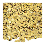 Maxbell Tropical Leaf Confetti Green Shiny for Wedding Table Baby Shower gold