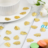 Maxbell Tropical Leaf Confetti Green Shiny for Wedding Table Baby Shower gold