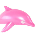 Maxbell Dolphin Inflatable Pool Toy Summer Dolphin Toy for Pool Poolside Beach Pink