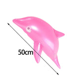 Maxbell Dolphin Inflatable Pool Toy Summer Dolphin Toy for Pool Poolside Beach Pink