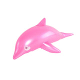 Maxbell Dolphin Inflatable Pool Toy Summer Dolphin Toy for Pool Poolside Beach Pink
