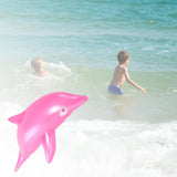 Maxbell Dolphin Inflatable Pool Toy Summer Dolphin Toy for Pool Poolside Beach Pink