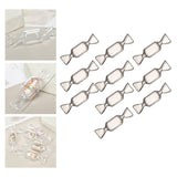 Maxbell Candy Shaped Mini Necklace Organizer Earrings Necklace Storage Transparent