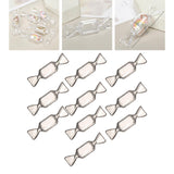 Maxbell Candy Shaped Mini Necklace Organizer Earrings Necklace Storage Transparent