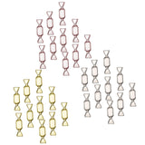 Maxbell Candy Shaped Mini Necklace Organizer Earrings Necklace Storage Transparent