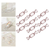 Maxbell Candy Shaped Mini Necklace Organizer Earrings Necklace Storage Pink