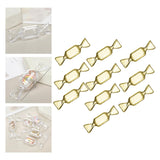 Maxbell Candy Shaped Mini Necklace Organizer Earrings Necklace Storage Yellow