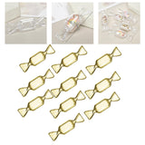 Maxbell Candy Shaped Mini Necklace Organizer Earrings Necklace Storage Yellow