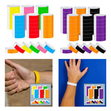 Maxbell 600Pieces Paper Wrist Bands Universal Identity Bands for Concert