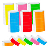 Maxbell 600Pieces Paper Wrist Bands Universal Identity Bands for Concert