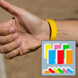 Maxbell 600Pieces Paper Wrist Bands Universal Identity Bands for Concert