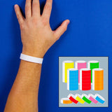 Maxbell 600Pieces Paper Wrist Bands Universal Identity Bands for Concert