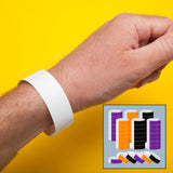 Maxbell 600Pieces Paper Wrist Bands Universal Identity Bands for Concert