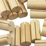 Maxbell 20x Wooden place Holders and table Cards Table Numbers Holder