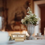Maxbell 20x Wooden place Holders and table Cards Table Numbers Holder