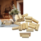 Maxbell 20x Wooden place Holders and table Cards Table Numbers Holder