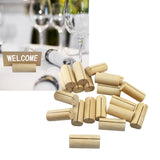 Maxbell 20x Wooden place Holders and table Cards Table Numbers Holder