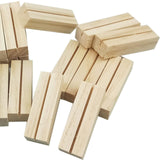 Maxbell 20x Wooden place Holders and table Cards Table Numbers Holder