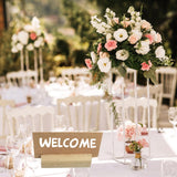 Maxbell 20x Wooden place Holders and table Cards Table Numbers Holder