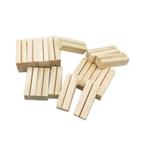 Maxbell 20x Wooden place Holders and table Cards Table Numbers Holder