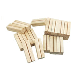 Maxbell 20x Wooden place Holders and table Cards Table Numbers Holder