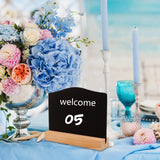 Maxbell 10x Removable Backboard Wedding Party Table Number Stands for Restaurant arch