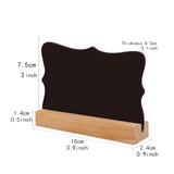 Maxbell 10x Removable Backboard Wedding Party Table Number Stands for Restaurant Lace Shape