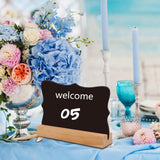 Maxbell 10x Removable Backboard Wedding Party Table Number Stands for Restaurant Lace Shape